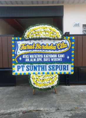 Papan Bunga Duka di Tampuna