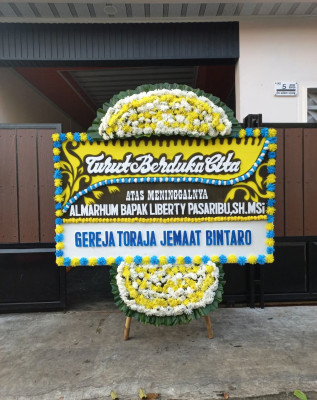 Papan Bunga Duka di Tampuna